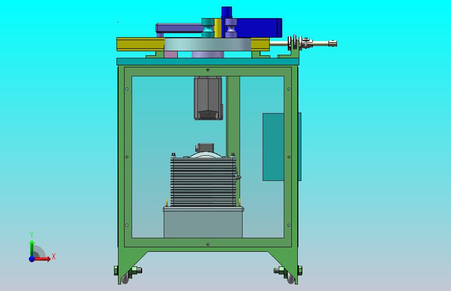 钢管折弯机三维SW+二维CAD