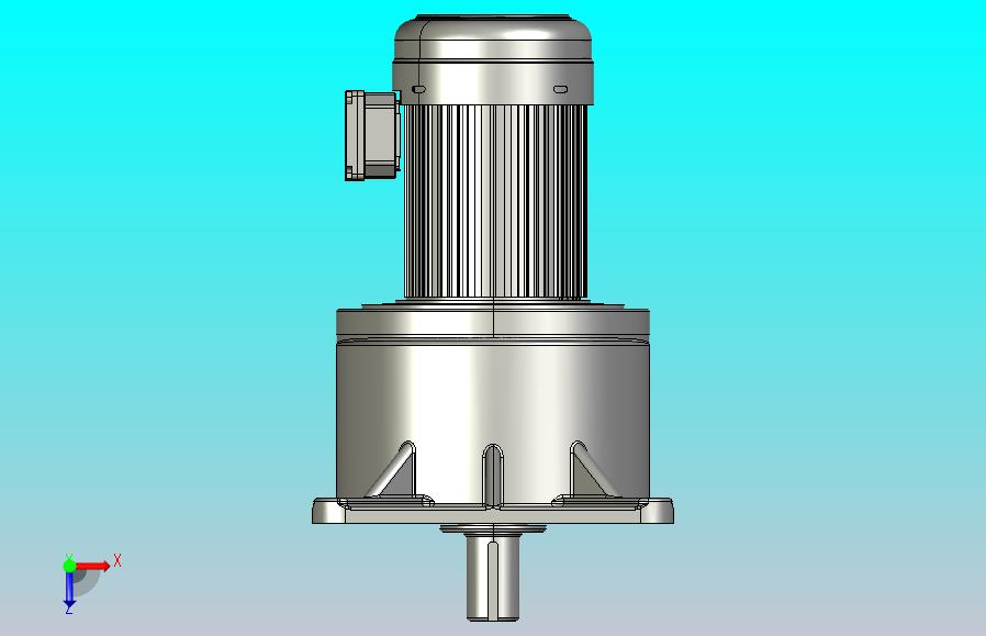 中型减速电机图纸ZV2200-S-45K-100K(50轴）