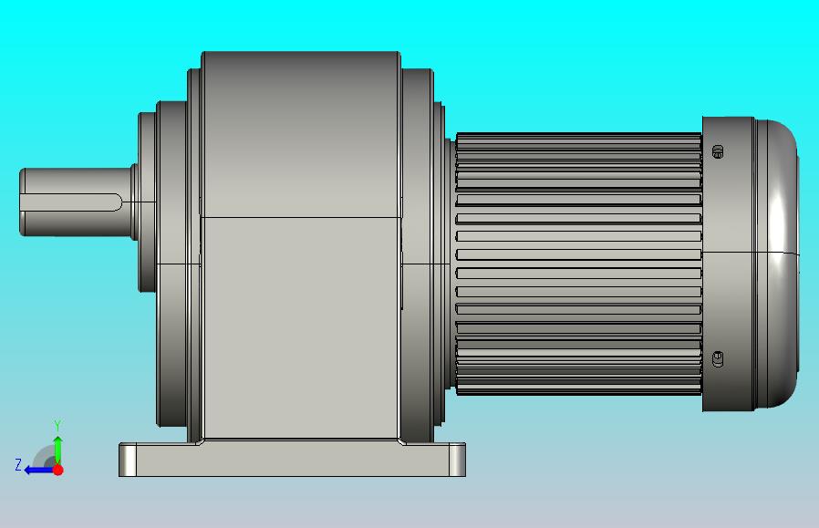 中型减速电机图纸ZH750-S-125K-200K(40轴)