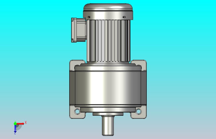 中型减速电机图纸ZH750-S-125K-200K(40轴)