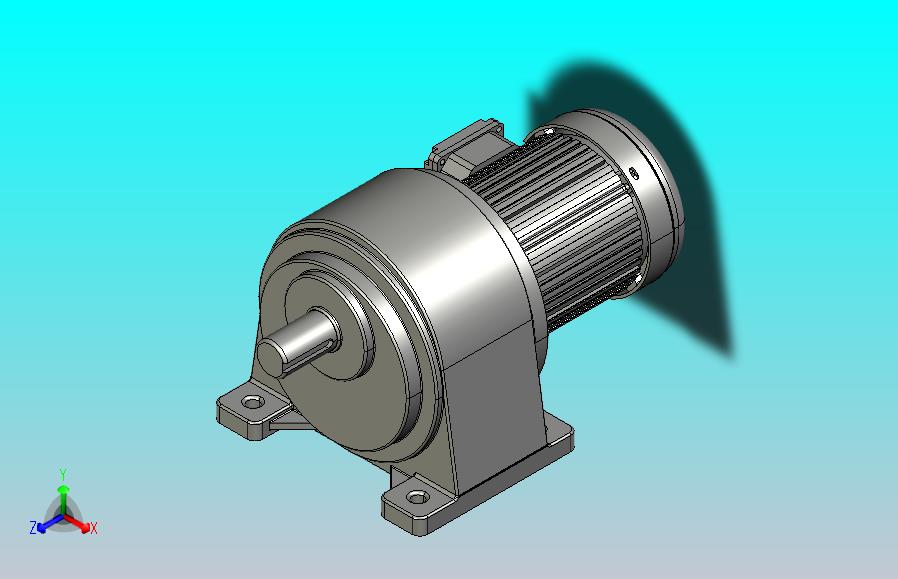 中型减速电机图纸ZH750-S-125K-200K(40轴)