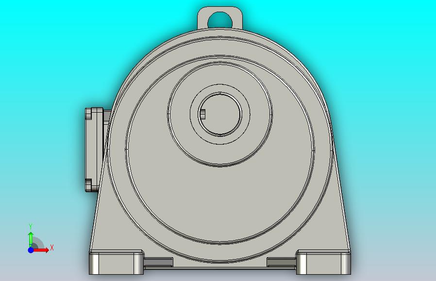 中型减速电机图纸ZH1500-S-40K-100K(40轴）