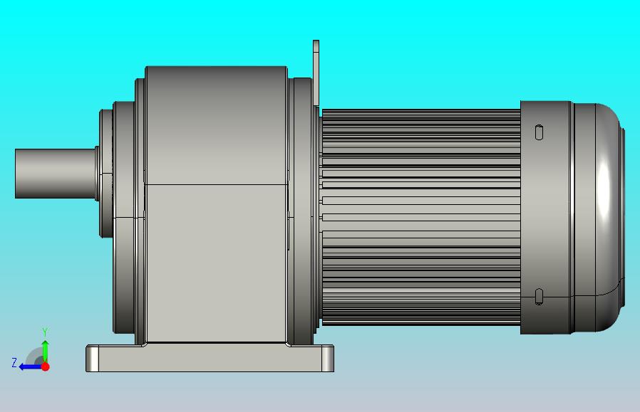 中型减速电机图纸ZH1500-S-40K-100K(40轴）