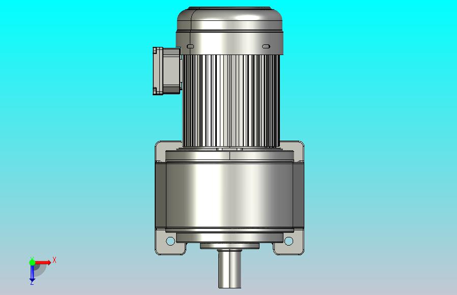 中型减速电机图纸ZH1500-S-40K-100K(40轴）