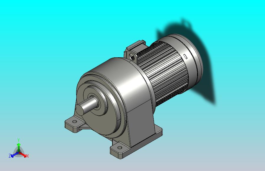 中型减速电机图纸ZH1500-S-40K-100K(40轴）