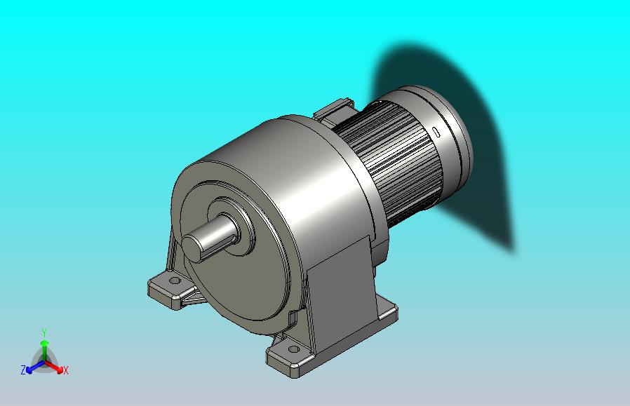 中型减速电机图纸ZH1500-S-110K-140K(50轴）