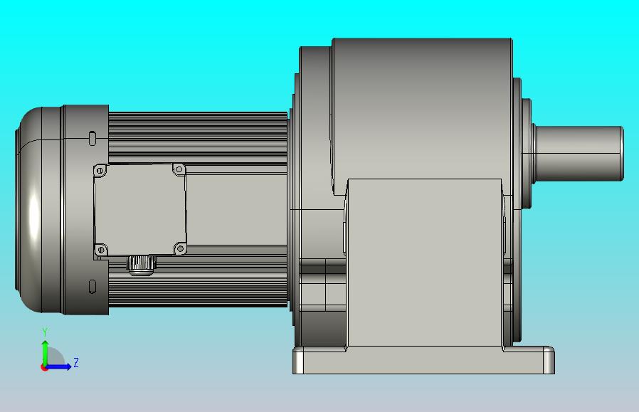 中型减速电机图纸ZH1500-S-110K-140K(50轴）
