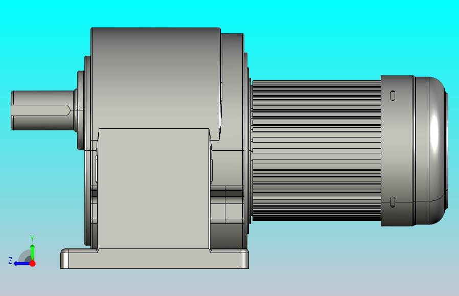 中型减速电机图纸ZH1500-S-110K-140K(50轴）