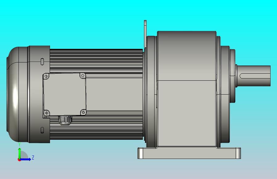 中型减速电机图纸ZH2200-S-3K-40K(40轴）