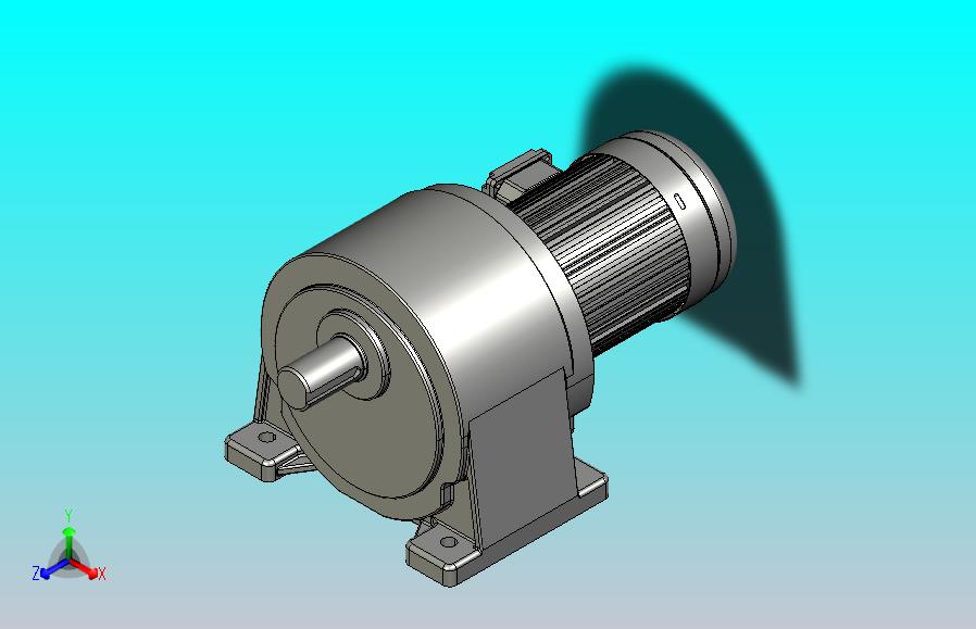 中型减速电机图纸ZH2200-S-45K-100K(50轴）