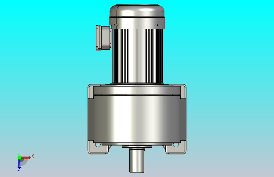 中型减速电机图纸ZH2200-S-45K-100K(50轴）
