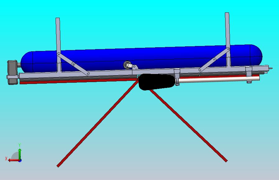 可折叠救生筏结构3D图纸 Solidworks设计