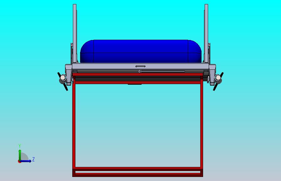 可折叠救生筏结构3D图纸 Solidworks设计