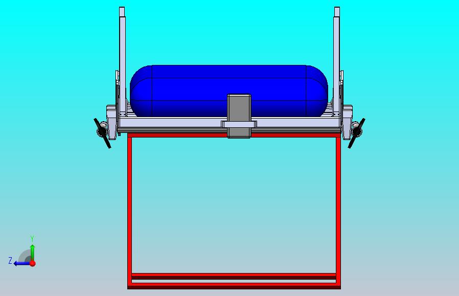 可折叠救生筏结构3D图纸 Solidworks设计