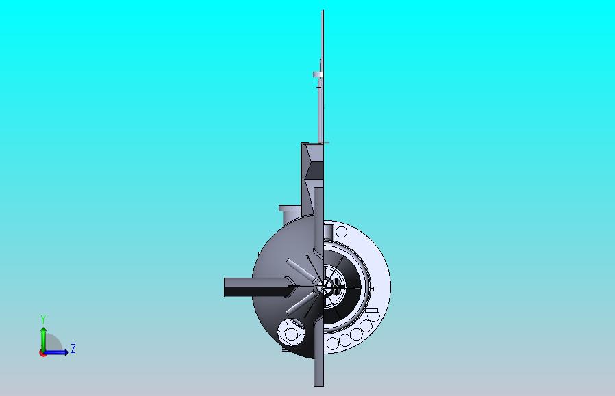 潜艇内部演示结构3D图纸 Solidworks设计