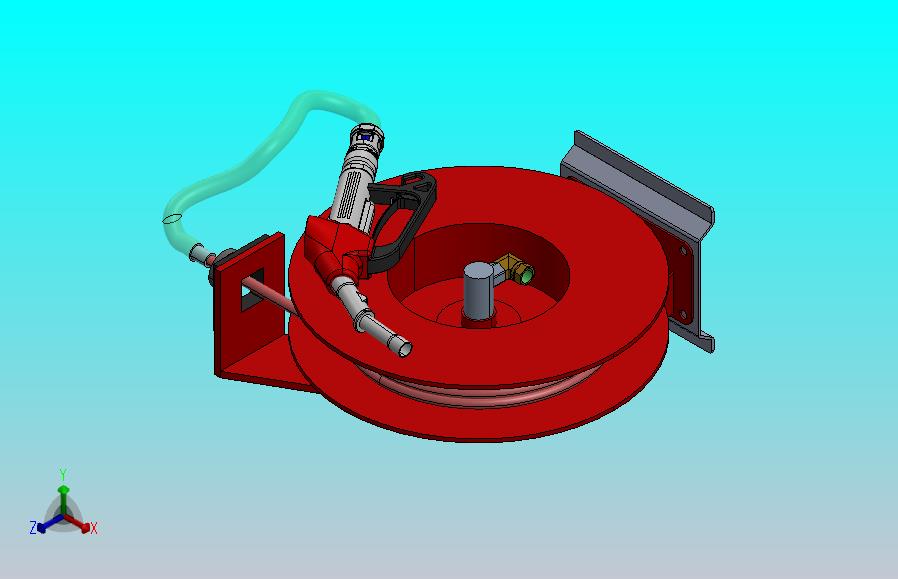 润滑油加油套件3D图纸 Solidworks设计