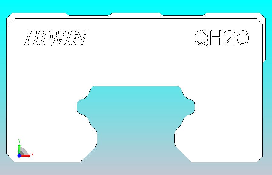 HIWIN滑块QH20CA