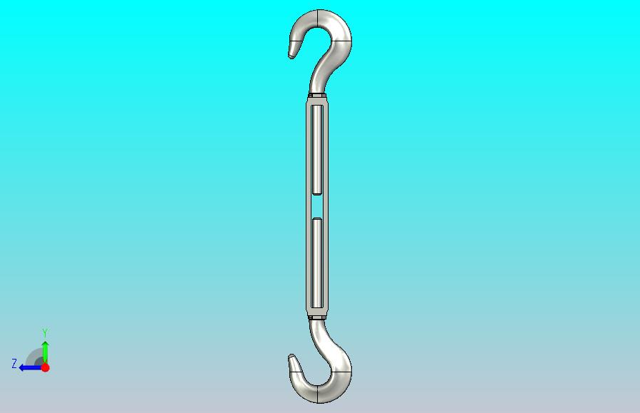 国标GB旋转式索具螺旋扣_CC型M10-385