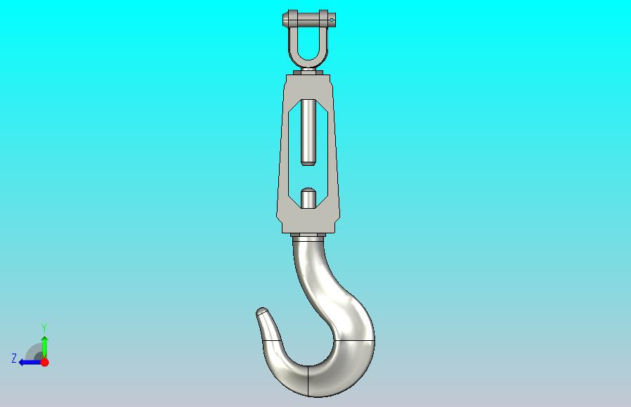 国标GB旋转式索具螺旋扣_CU型M8-185