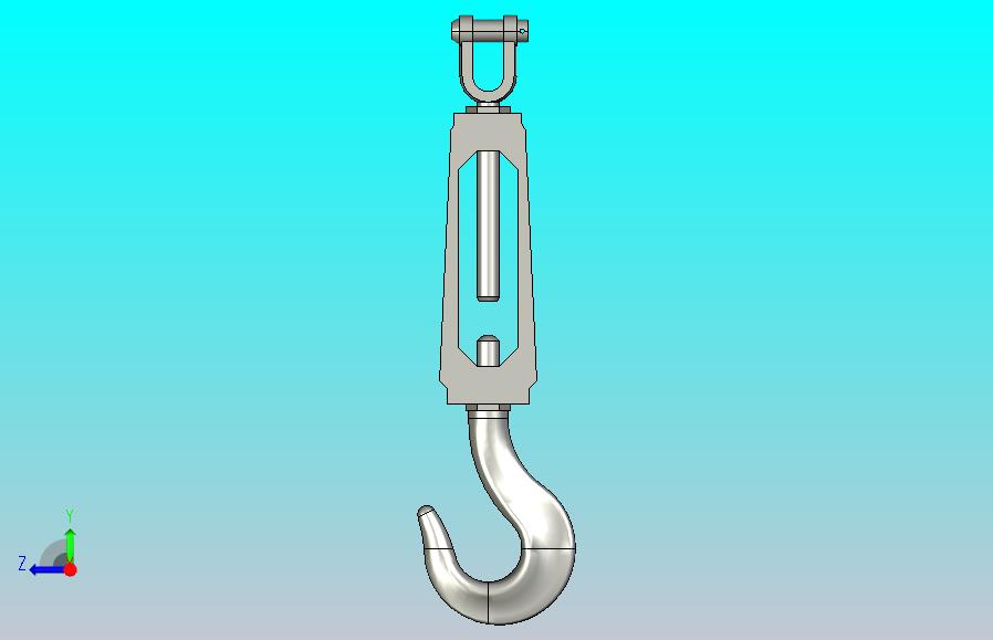 国标GB旋转式索具螺旋扣_CU型M10-240