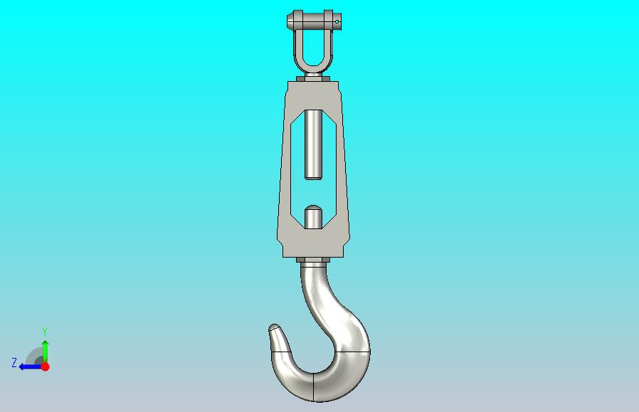 国标GB旋转式索具螺旋扣_CU型M14-285