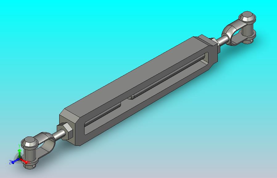 国标GB旋转式索具螺旋扣_UU型M14-335