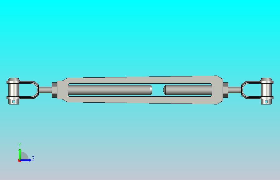 国标GB旋转式索具螺旋扣_UU型M14-335