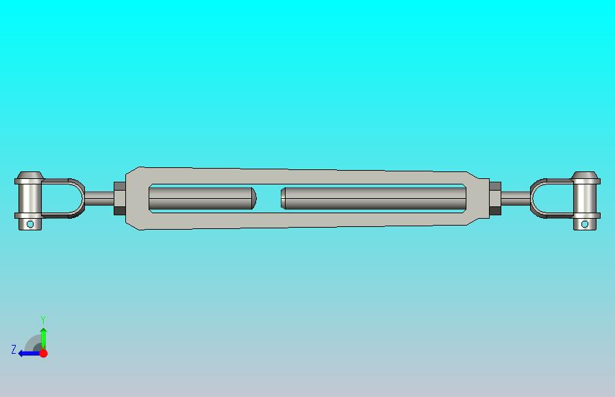 国标GB旋转式索具螺旋扣_UU型M14-335