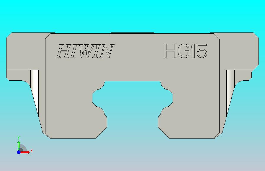 上银直线导轨滑块HGW15CA1R-90