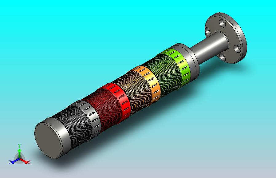 三色信号灯安全报警灯ZHD17-3-C-02-B-RYG
