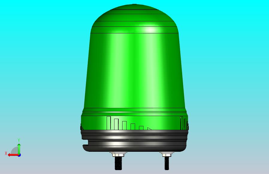三色信号灯安全报警灯ZHD31-A-02-B-G