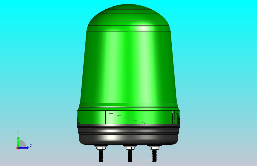 三色信号灯安全报警灯ZHD31-A-02-B-G