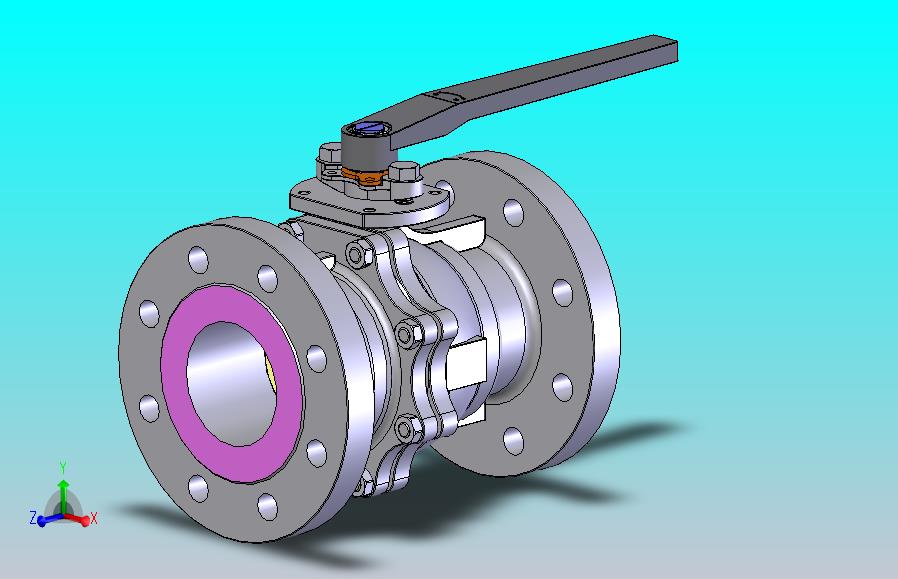 手动球阀User Library-Flange C300DN100