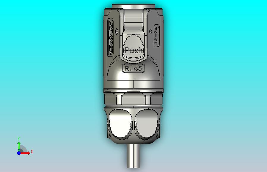 LAN连接器ZKY43-RJ45-P