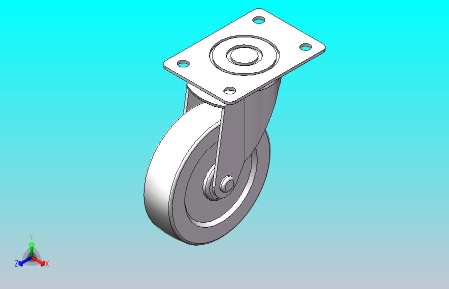 万向脚轮φ100mm