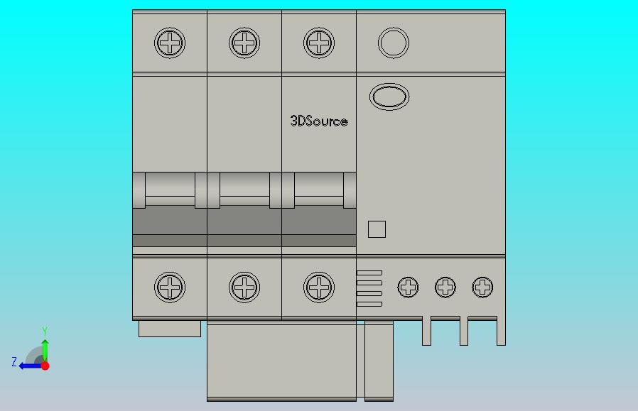 正泰空气断路器DZ47LE-63_3PC6-0.03