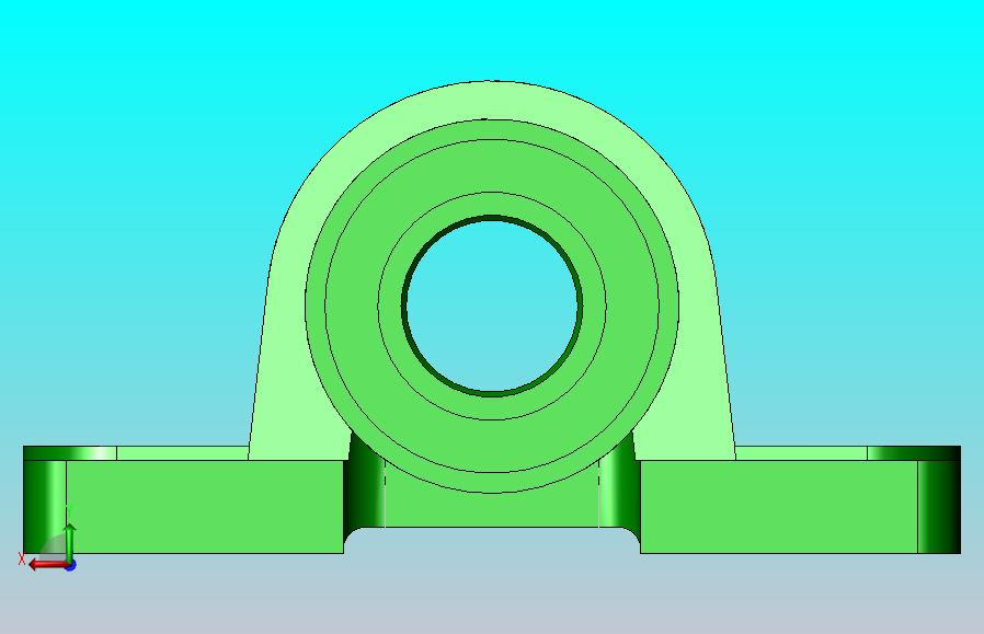 轴承座User Library-Bearing 1_00 PILLOW BLOCK_