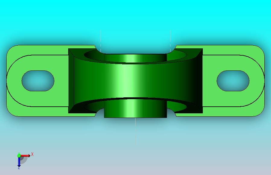 轴承座User Library-Bearing 1_00 PILLOW BLOCK_