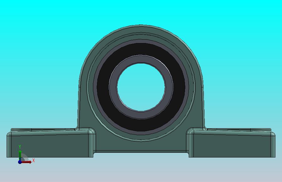 轴承座User Library-UCP205 PILLOW BLOCK -1