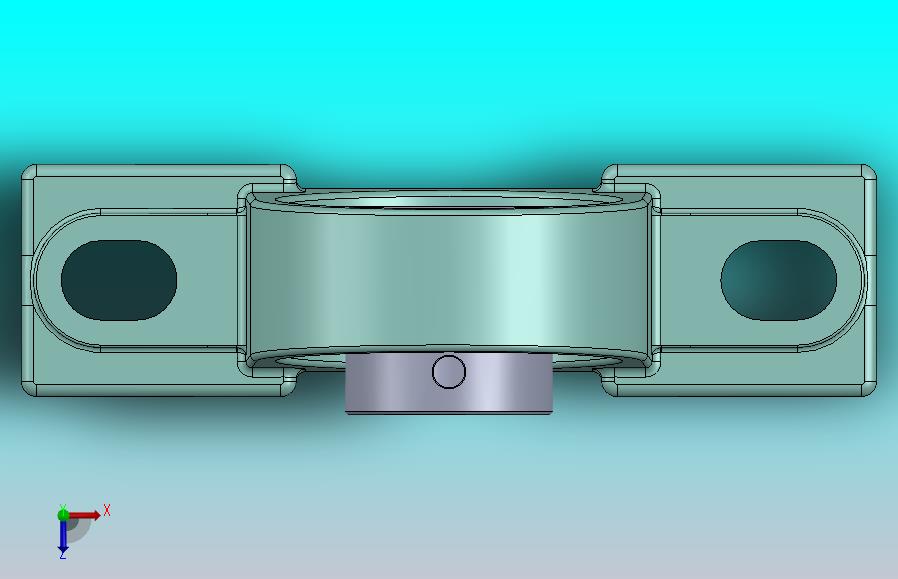 轴承座User Library-UCP205 PILLOW BLOCK -1