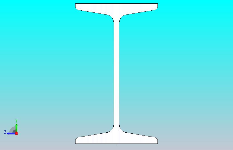 12#热轧工字钢1m.SLDPRT
