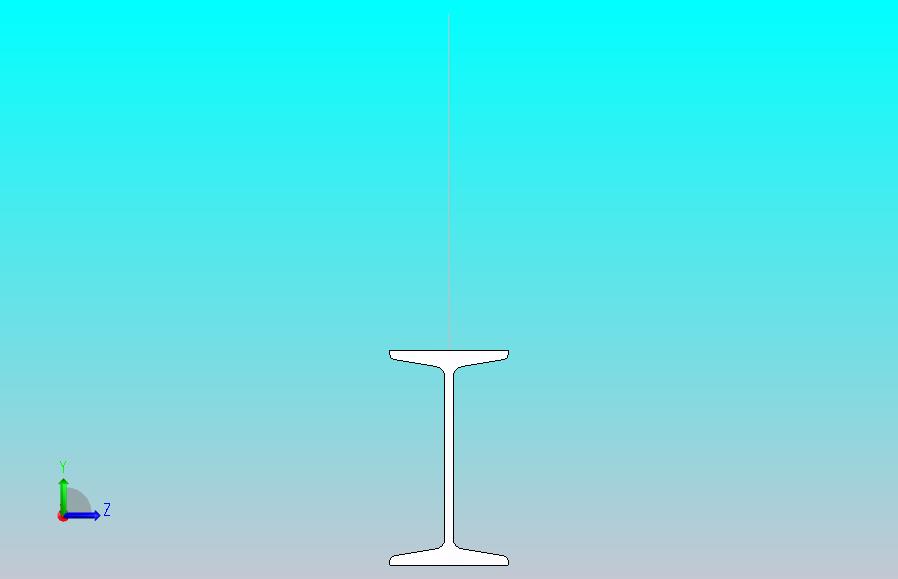 16#热轧工字钢9.5m.SLDPRT