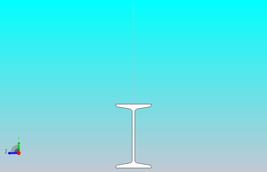 16#热轧工字钢9.5m.SLDPRT