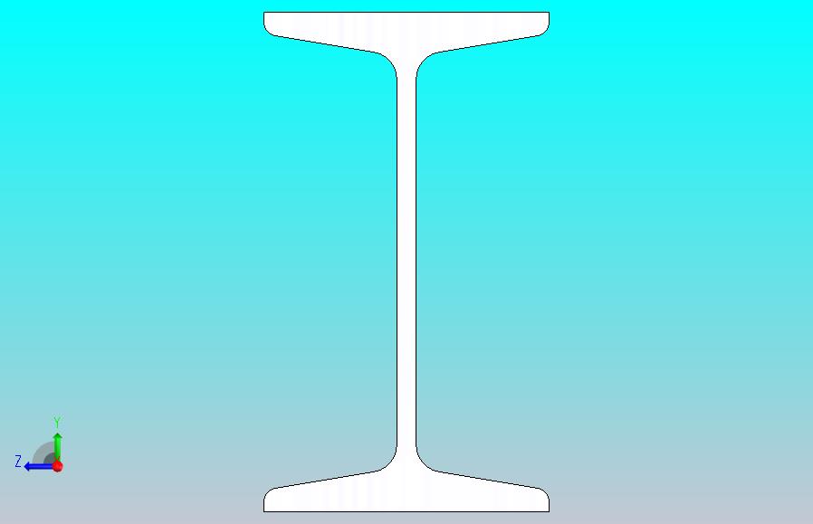 14#热轧工字钢1m.SLDPRT