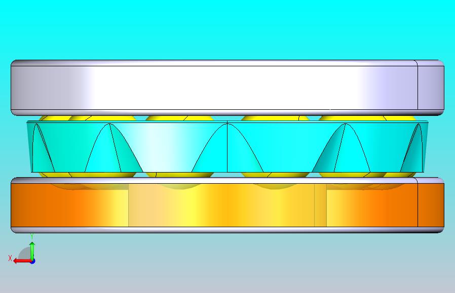 平面推力球轴承51406