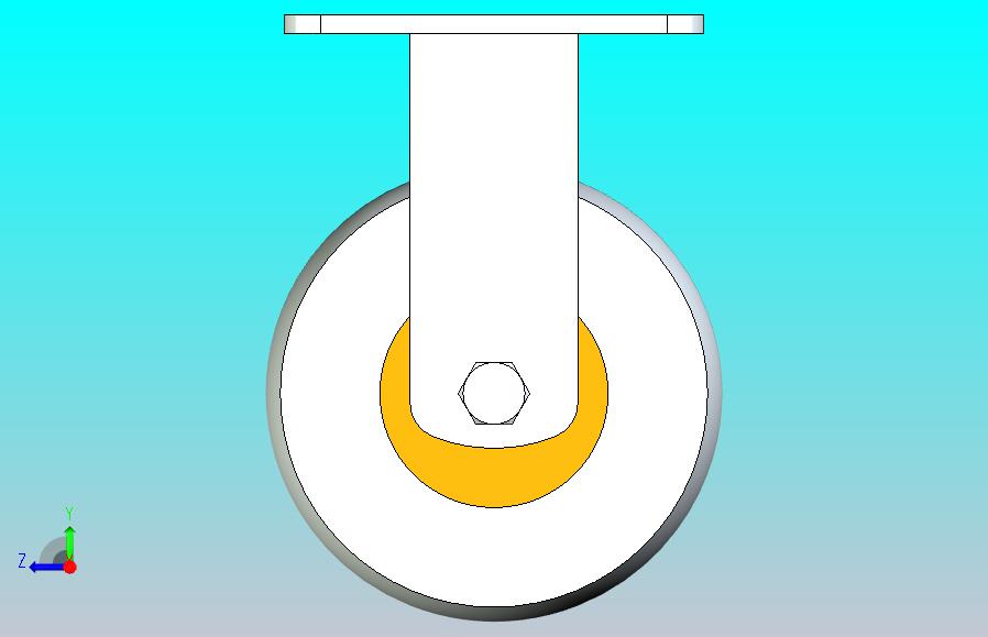 脚轮CEM01-D125-U