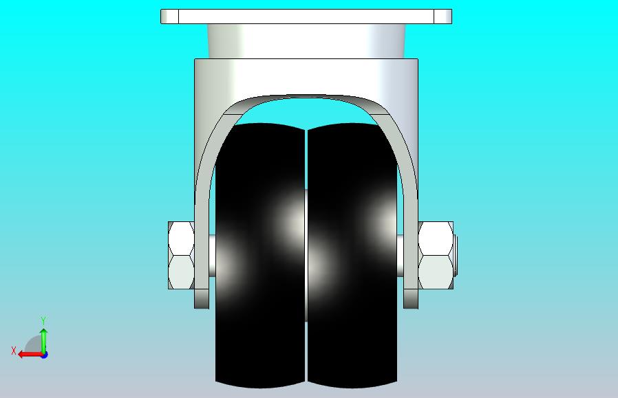 脚轮CFN01-D75-UQ