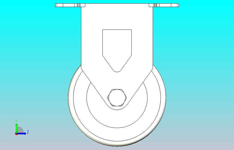 脚轮CKQ01-D75-PB