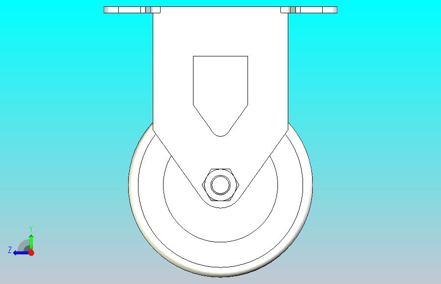 脚轮CKQ01-D75-PB