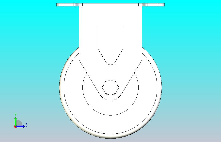 脚轮CKQ01-D90-PB